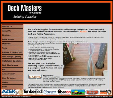 CLICK HERE TO VISIT THE DECK MASTERS WEBSITE